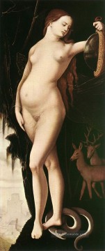  Renaissance Malerei - Prudence Renaissance Nacktheit Maler Hans Baldung